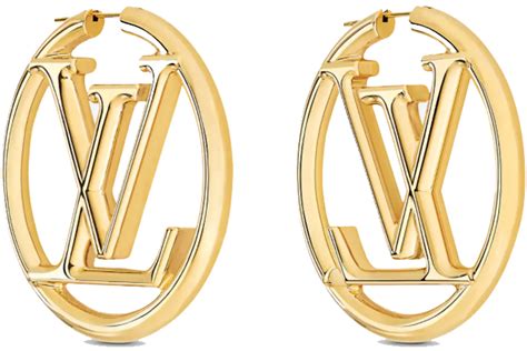 louis vuitton gold.hoops|Louis Vuitton nautical hoop earrings.